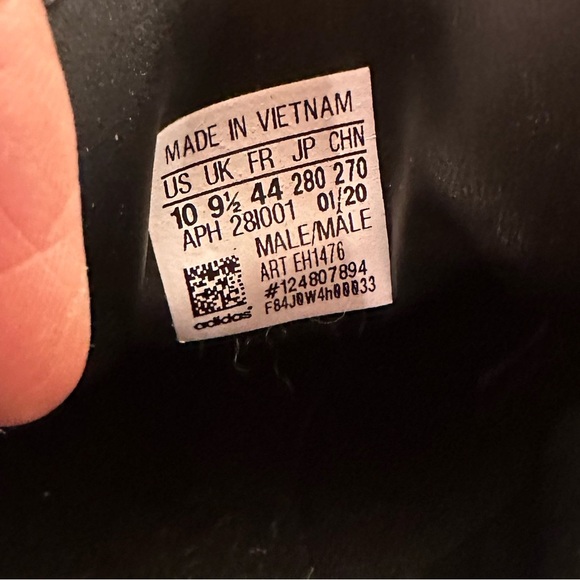 Rare 2020 Adidas x Stan Smith Men’s Black/Gold Sneaker Shoe Size 10 EH1476 - Picture 3 of 7